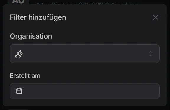 Item List Filters
